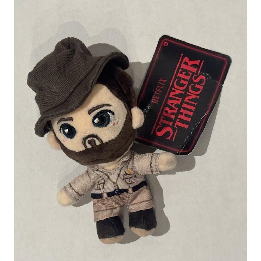 Stranger Things Jim Hopper Chibi Plush 4 inch Mini Official Jazwares 2025